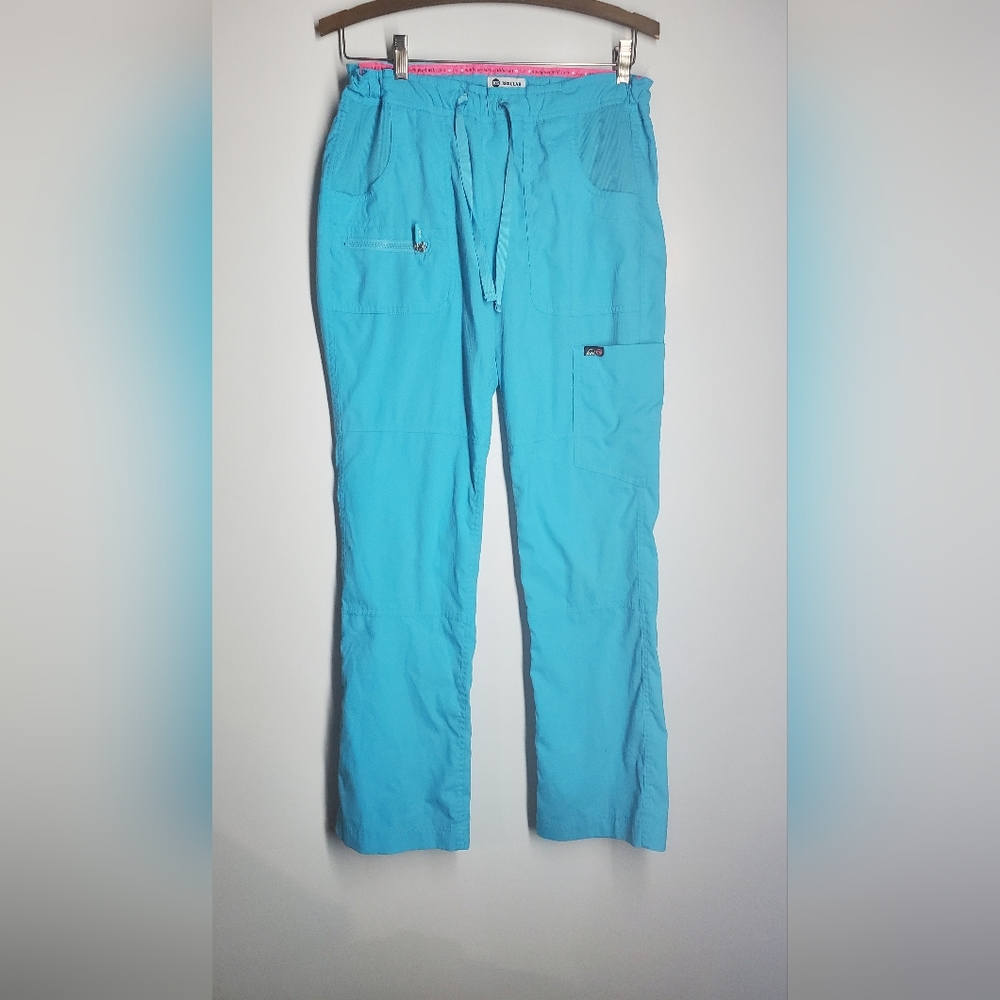 Koi Lite Blue Nursing Scrub Pants.  Size XS Regular